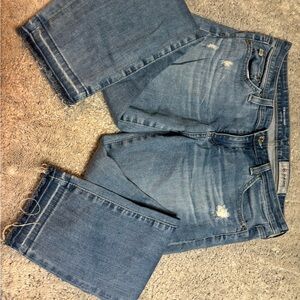 AG Adriano Goldschmied Light Blue Boyfriend Jeans